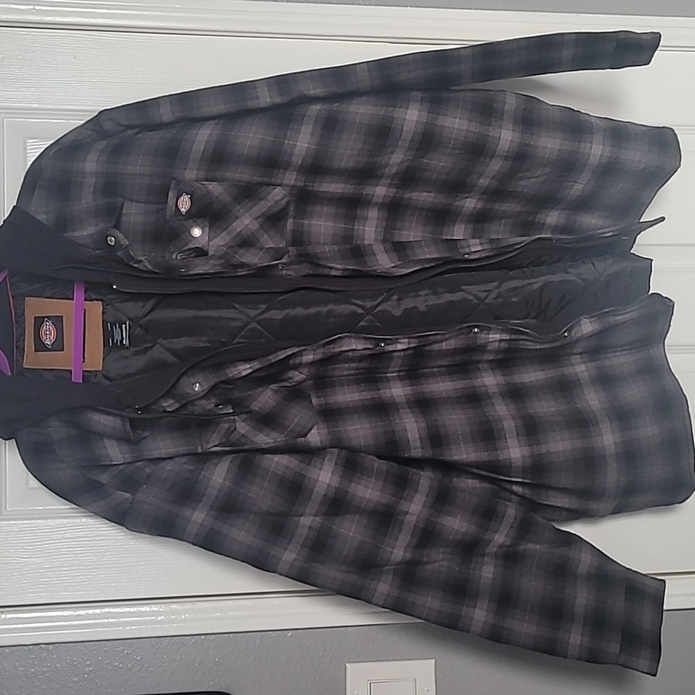 Plaid Work Jacket/Hoodie